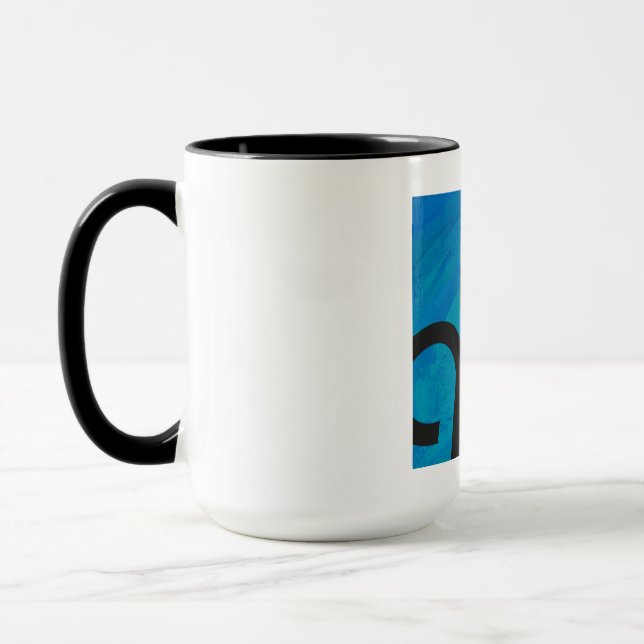 Blaue Dekade Tasse (Links)