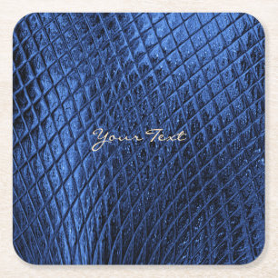 Blaue Dekoration Moderner Untersetzer