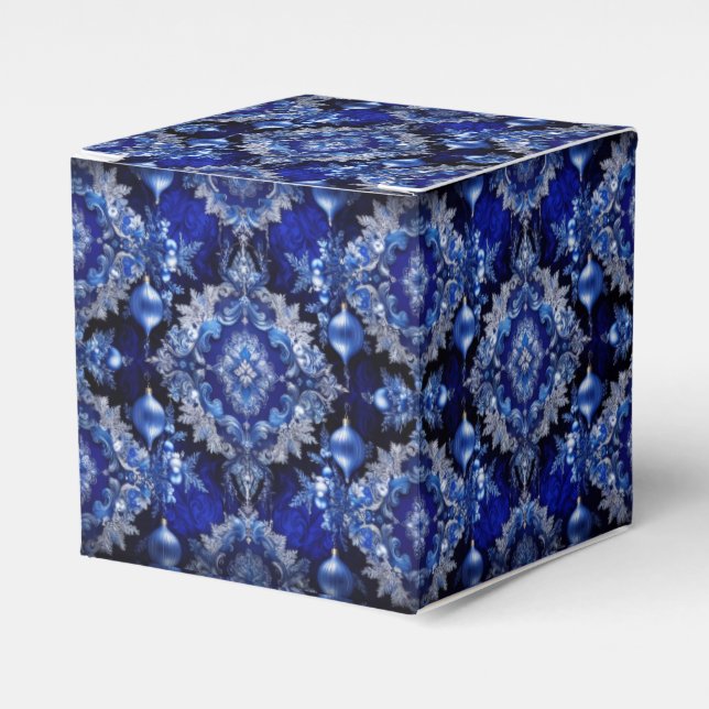 Blaue Dekorationen Geschenkboxen Geschenkschachtel (Vorderseite)
