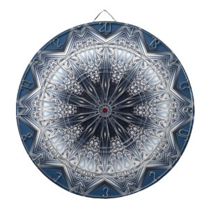 Blaue Dekorative Dartscheibe