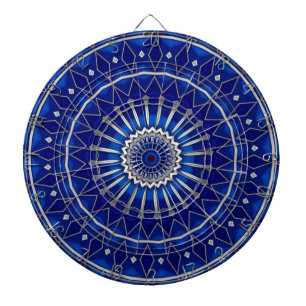 Blaue Dekorative Dartscheibe