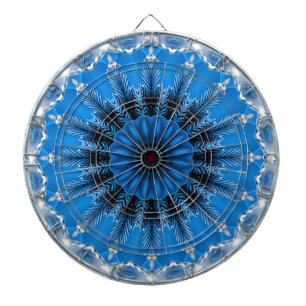 Blaue Dekorative Dartscheibe