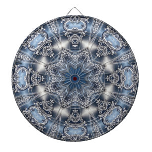 Blaue Dekorative Dartscheibe