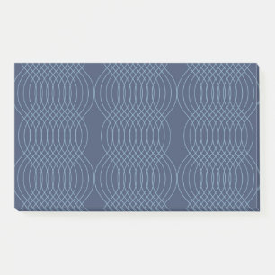 Blaue, dekorative, einfache, moderne, trendige wel post-it klebezettel