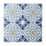 Blaue dekorative Keramik Tile Fliese<br><div class="desc">Kann vollständig an Ihre Bedürfnisse angepasst werden, um Ihren Anzug zu erfüllen. © Gorjo Designs. Made for you via Zazzle Plattform. // Benötigen Sie Hilfe bei der Anpassung Ihres Designs? Andere Ideen got? Kontaktieren Sie mich (Zoe) direkt.</div>