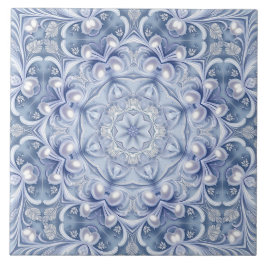 Blaue dekorative Keramikfliese