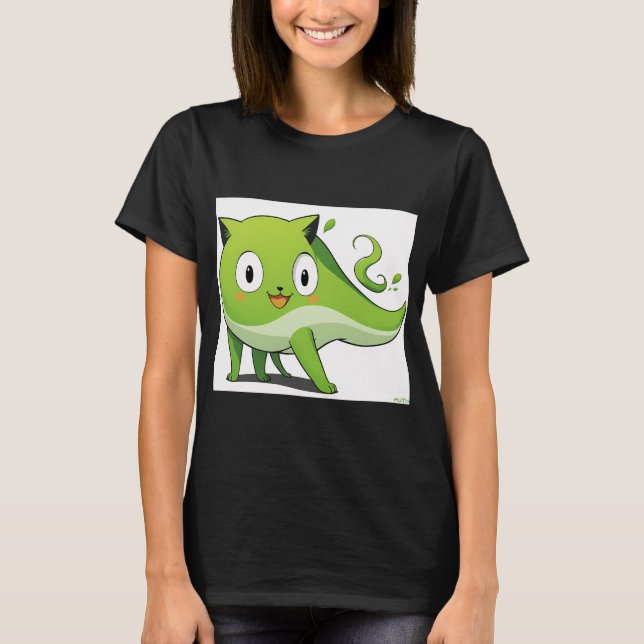 Blaue Delfin Cichlide T-Shirt (Vorderseite)