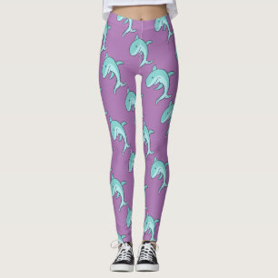 Blaue Delphine, die Thunder_Cove springen Leggings