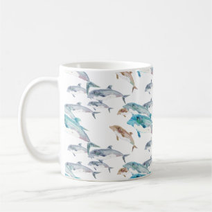Blaue Delphine Kaffeetasse