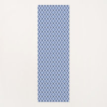 Blaue Diamant-Harmoniemuster-Yogamatte