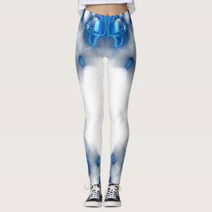 Blaue Diamanten Leggings
