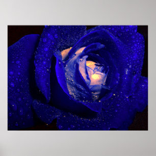 blaue Diamanten Poster