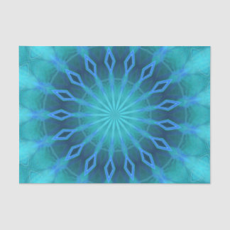 Blaue Diamanten Seidenpapier