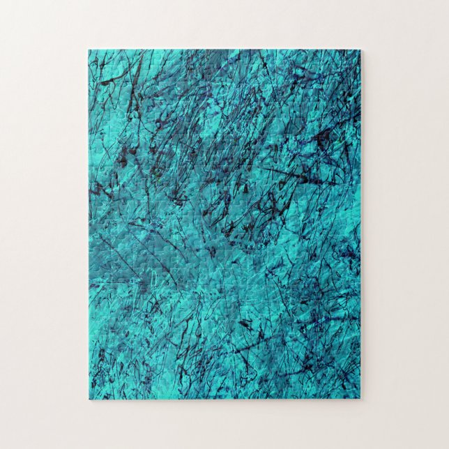 Blaue digitale Kunst mit vielen gemischten/labyrin (Vertikal)