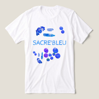 Blaue Dinge Kunst Druck Tri-Blend Shirt