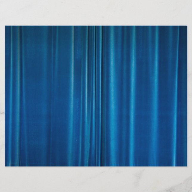 Blaue Drachen Flyer (Vorne)