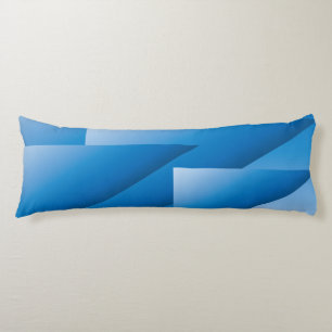 Blaue Dreiecke Seitenschläferkissen
