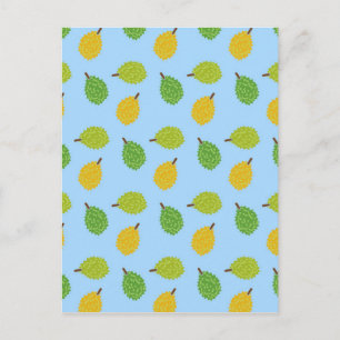 blaue Durian Postkarte