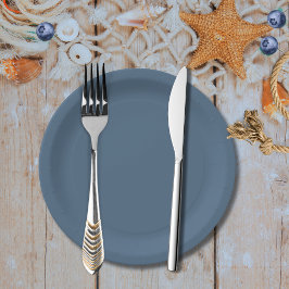 Blaue Dusche für die Nautikschiffe Pappteller