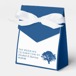 Blaue Eiche, rustikale und minimalistische Hochzei Geschenkschachtel