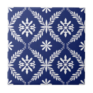 Blaue einfache moderne geometrische elegante abstr fliese