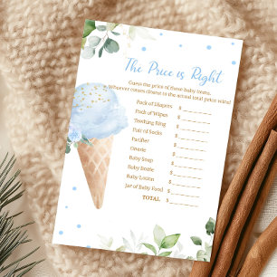 Blaue Eiscreme-Baby-Party - Das-Preis-ist-recht-Sp