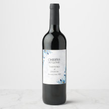 Blaue elegante Blumen Sommerhochzeit