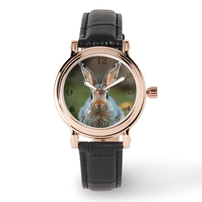 "Blaue Eleganz: Das russische Sonnenlicht" Armbanduhr (Vorderseite)