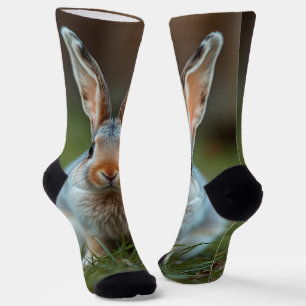"Blaue Eleganz: Das russische Sonnenlicht" Socken