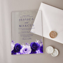 Blaue Eleganz: Schöne Rose Hochzeit