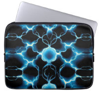 Blaue elektrische Synapse Wiederholungsmuster