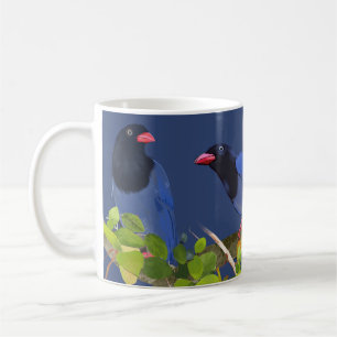 Blaue Elstermug Kaffeetasse
