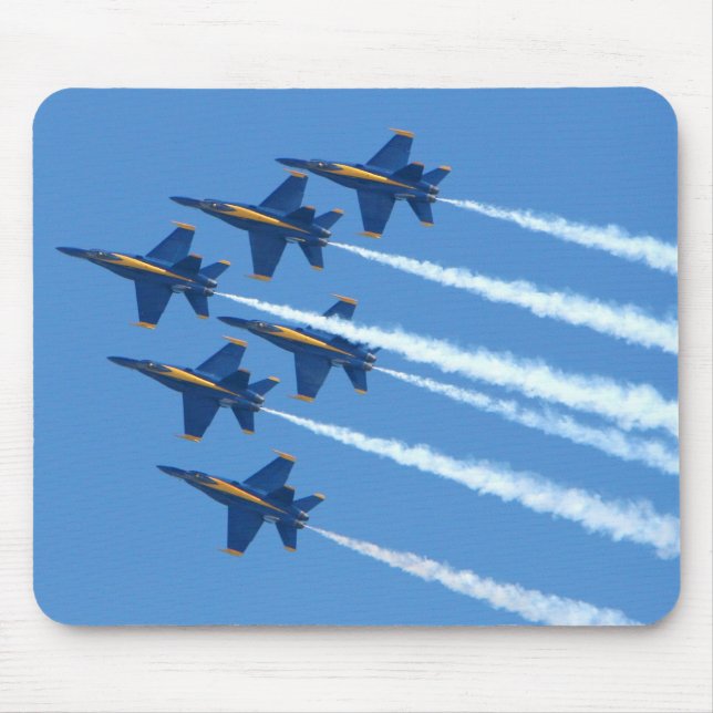 Blaue Engel 6 Mousepad (Vorne)