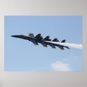 Blaue Engel FA-18 Poster