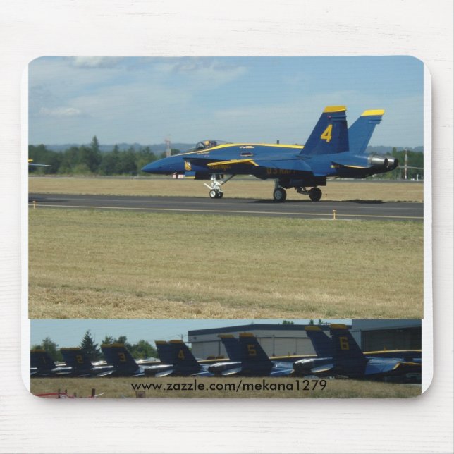 Blaue Engel Mousepad (Vorne)