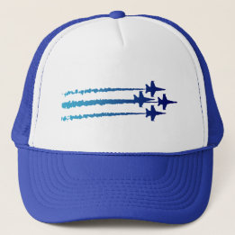 Blaue Engels-Diamant-Hut Truckerkappe