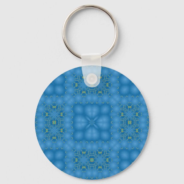 Blaue Erinnerungen Schlüsselanhänger (Vorderseite)