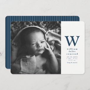 Blaue Erstgeburt Ankündigung