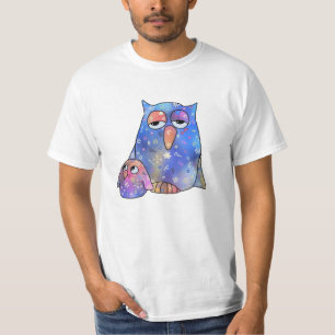 Blaue Eule T-Shirt