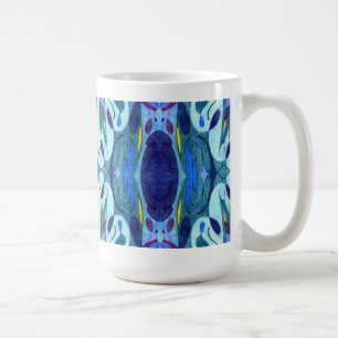 Blaue Fahnen Kaffeetasse