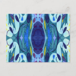 Blaue Fahnen Postkarte