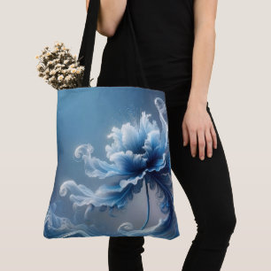 Blaue Fancy Fantasy-Blume Tasche