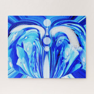 Blaue Fantasiekunst