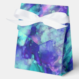 Blaue Fantasy Aquarellfarben: Geschenkschachtel