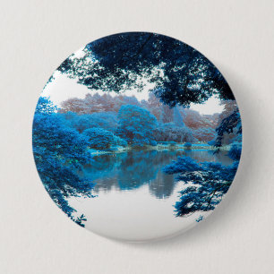 Blaue Farbe cool, einzigartige Natur, See Button