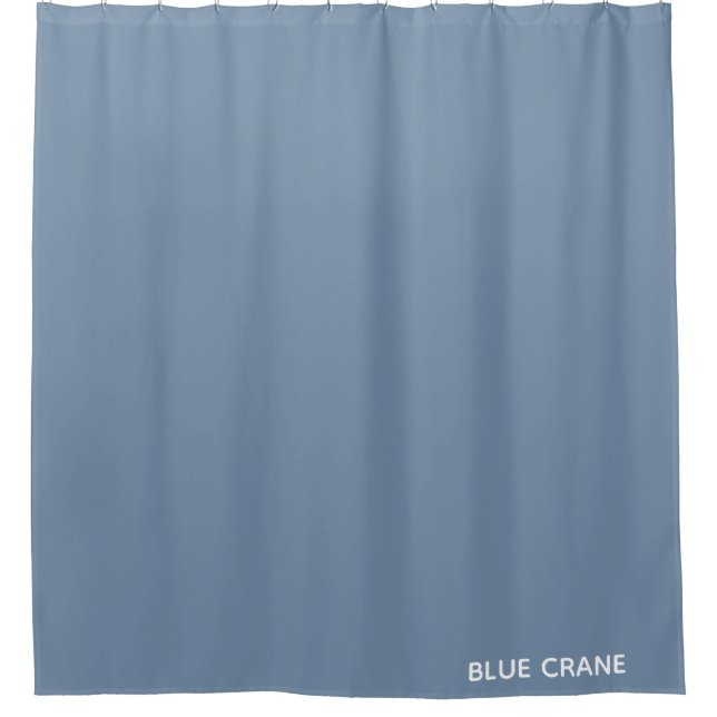 Blaue Farbe des Krans Duschvorhang (Vorderseite)