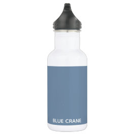 Blaue Farbe des Krans Edelstahlflasche