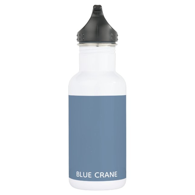 Blaue Farbe des Krans Edelstahlflasche (Rechts)
