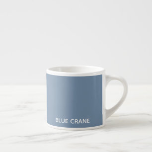 Blaue Farbe des Krans Espressotasse