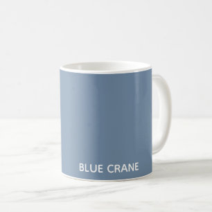 Blaue Farbe des Krans Kaffeetasse